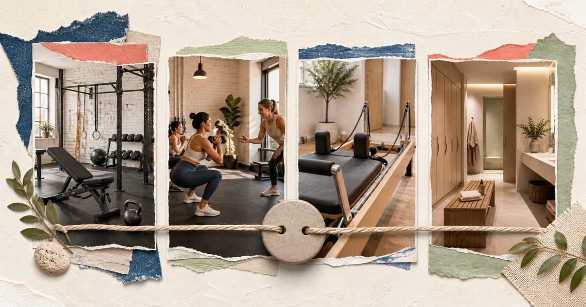 Phone showing transparent fitness class prices on the FlexDropin app.