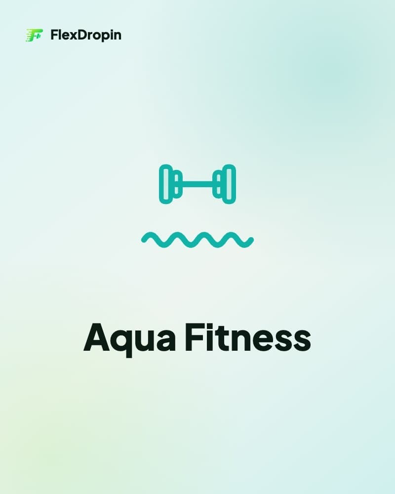 Drop-in Aqua Fitness — ambiente e attrezzatura