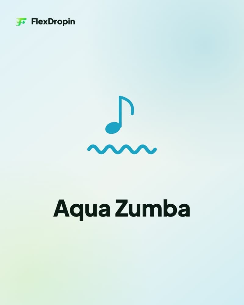 Drop-in Aqua Zumba — ambiente e attrezzatura