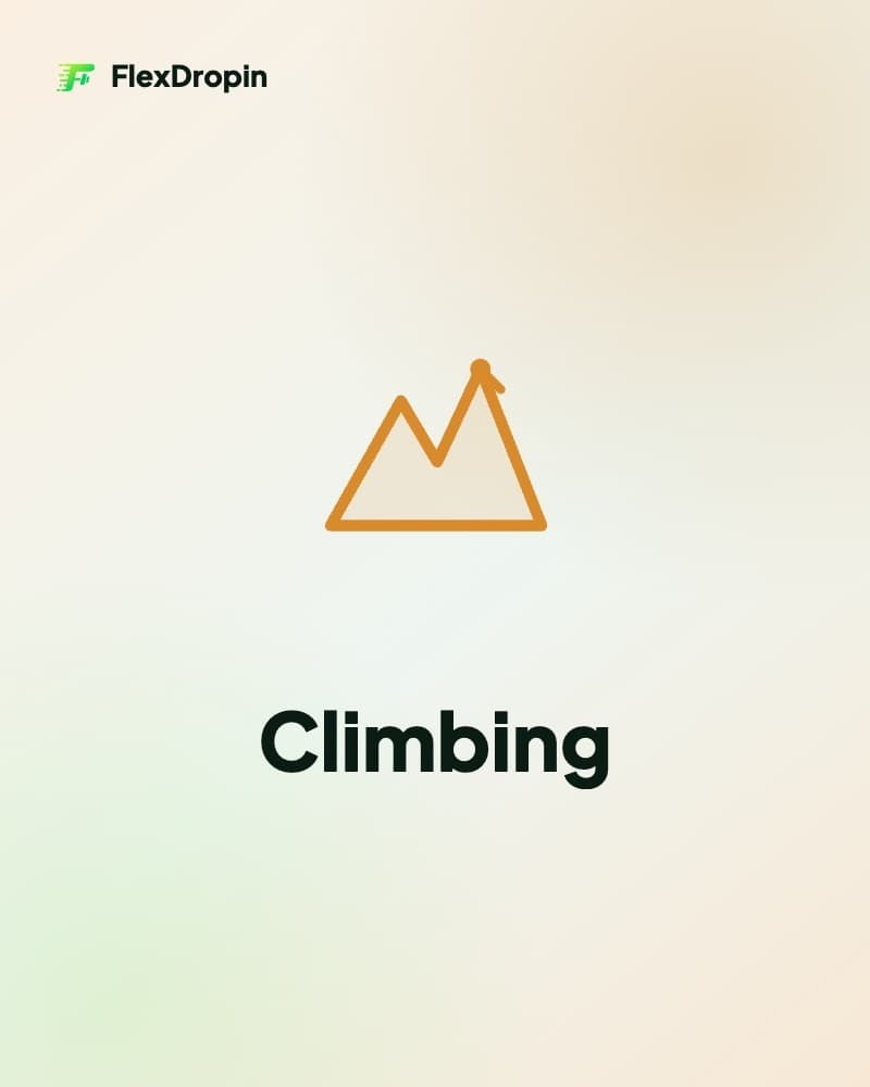 Drop-in Climbing — ambiente e attrezzatura