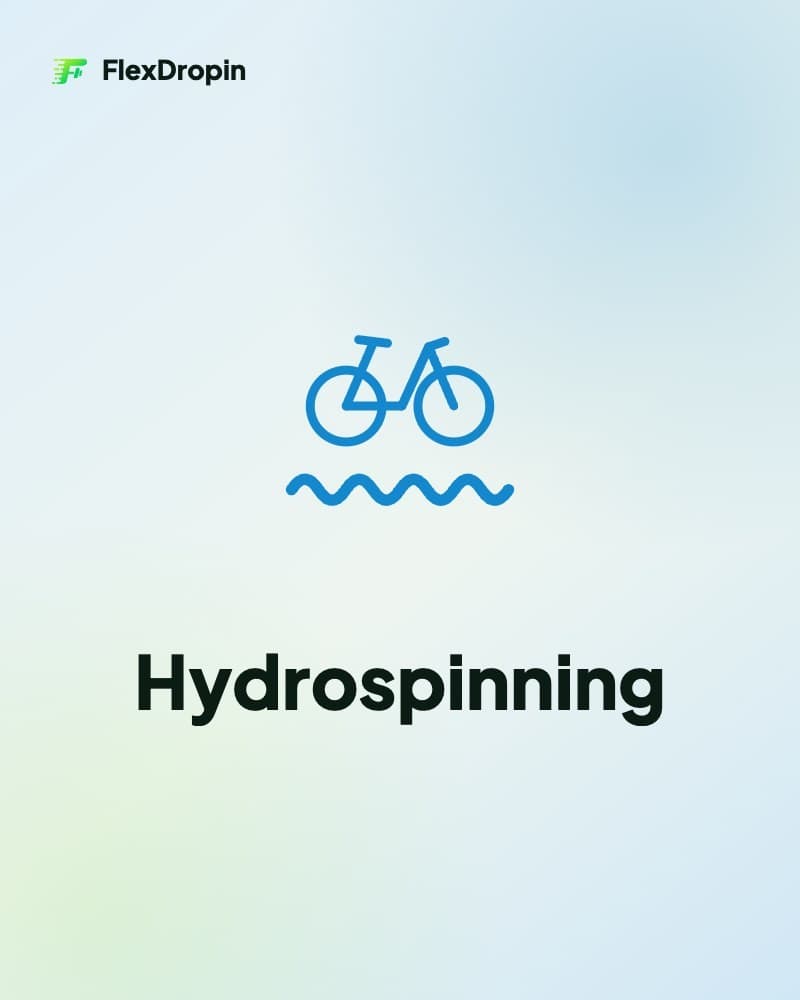 Drop-in Hydrospinning — ambiente e attrezzatura