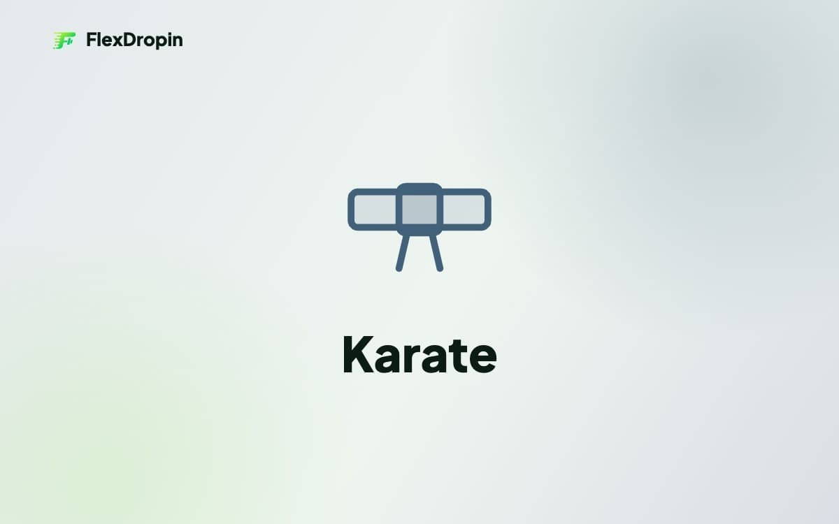 Cos'è il Drop-in Karate drop-in