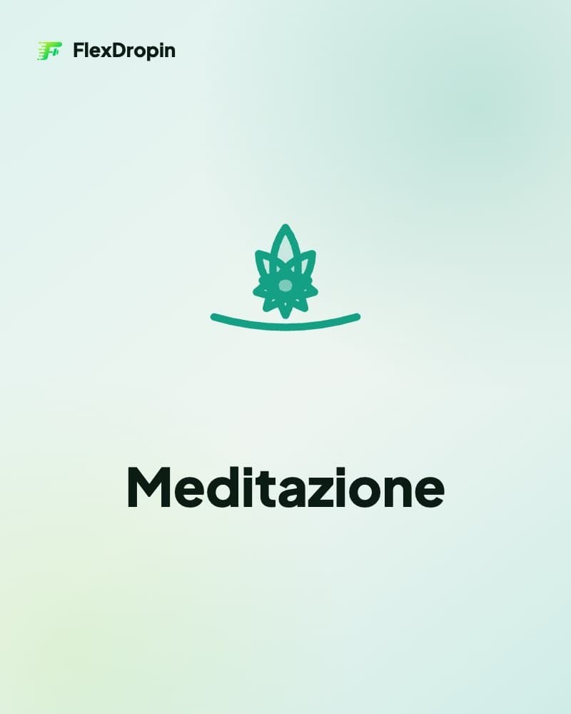 Meditazione drop-in — ambiente e attrezzatura