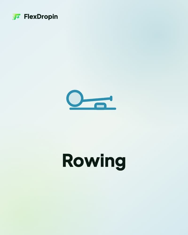 Drop-in Rowing — ambiente e attrezzatura