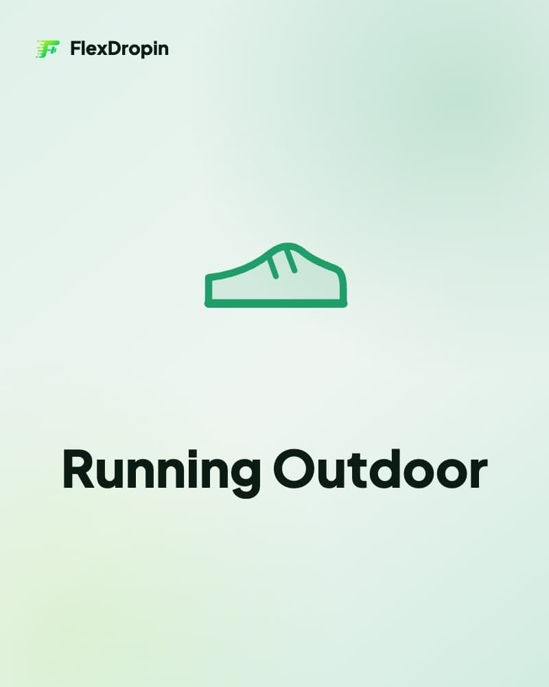 Drop-in Outdoor Running — ambiente e attrezzatura