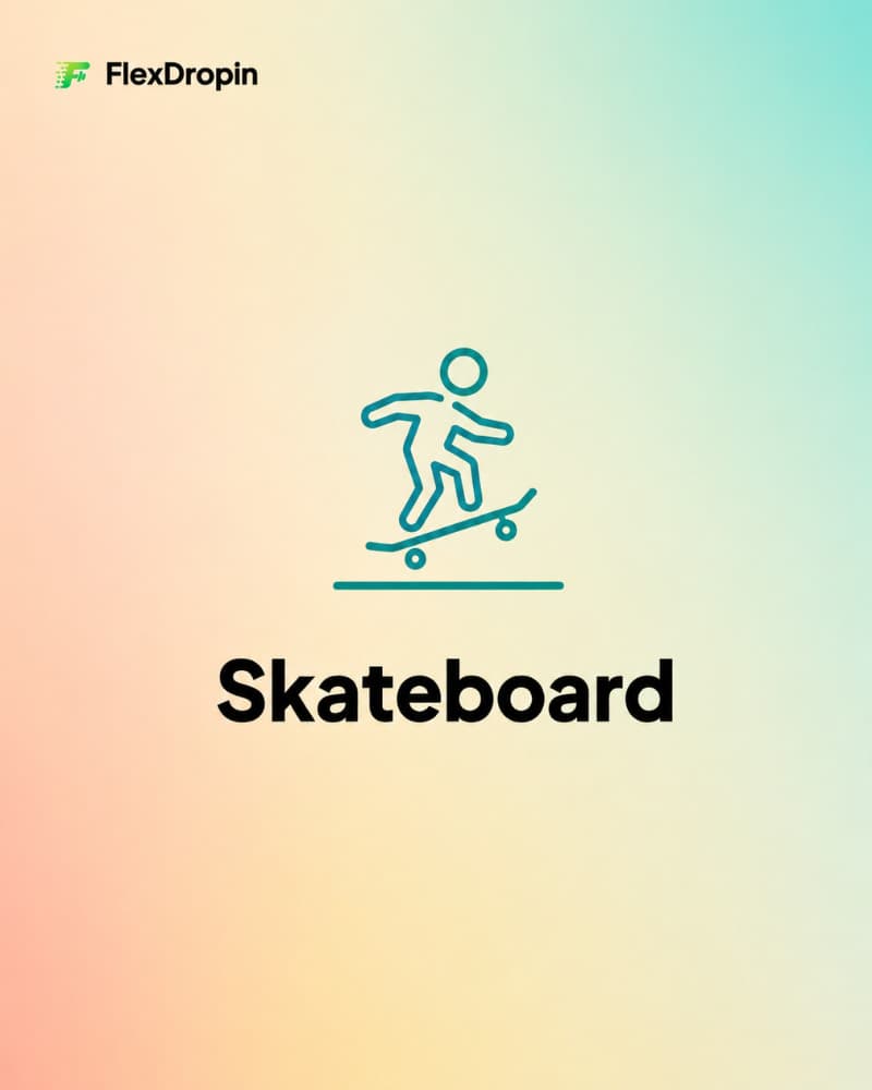 Drop-in Skateboard — ambiente e attrezzatura
