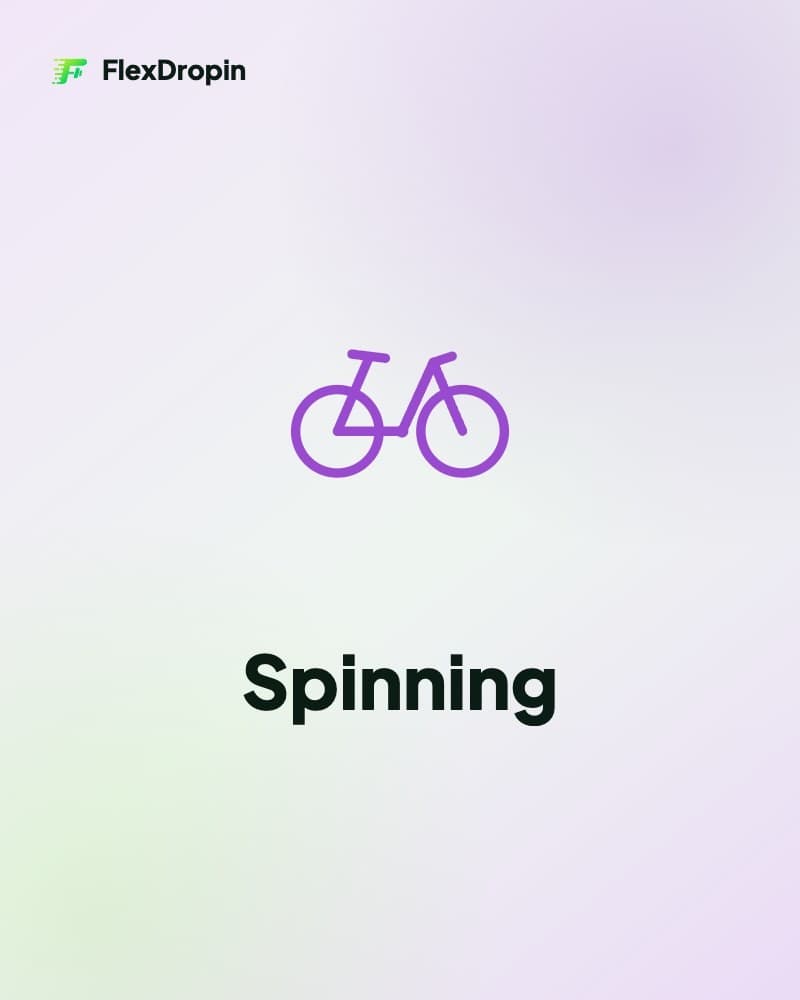 Drop-in Spinning — ambiente e attrezzatura