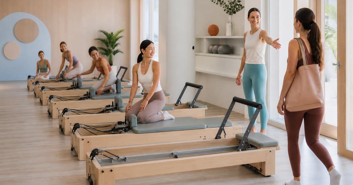 Pilates Reformer studio optimizing empty spot bookings.
