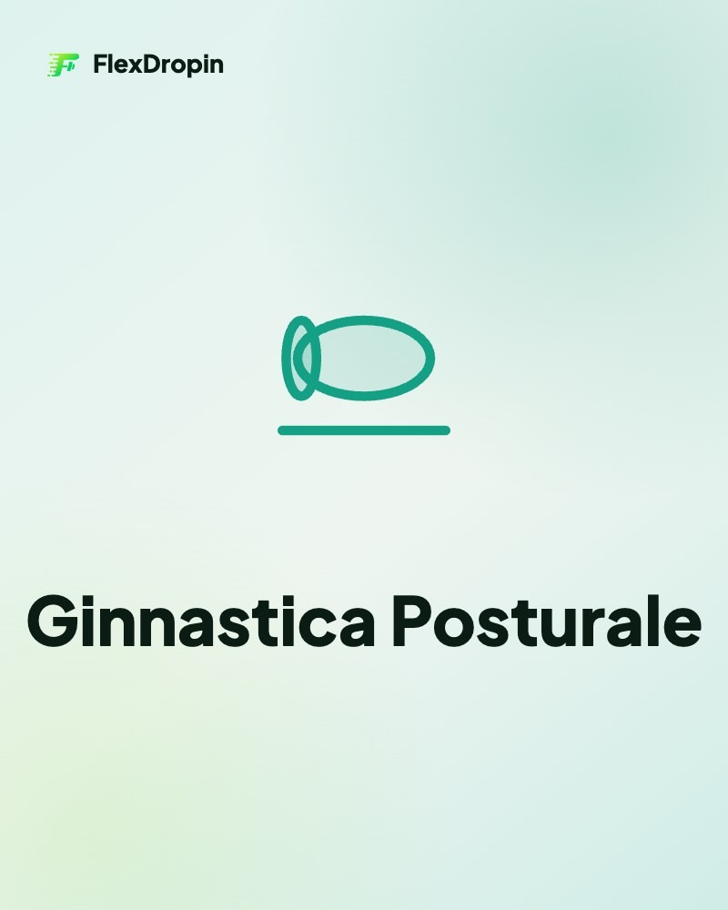 Drop-in Postural Gymnastics — ambiente e attrezzatura